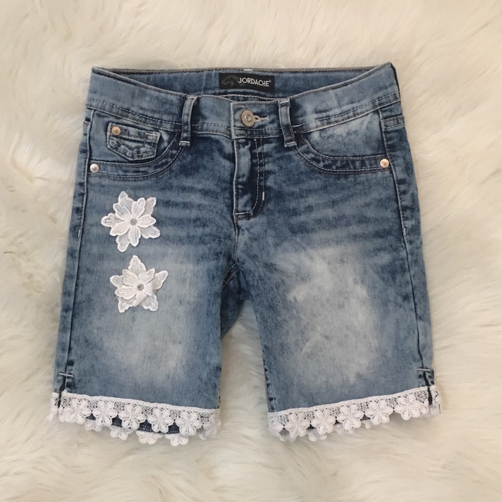 Flower Power Jordache Girls Shorts